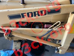 ford 340b oil filter location