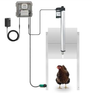 JVR Automatic Chicken Coop Door Opener with Timer